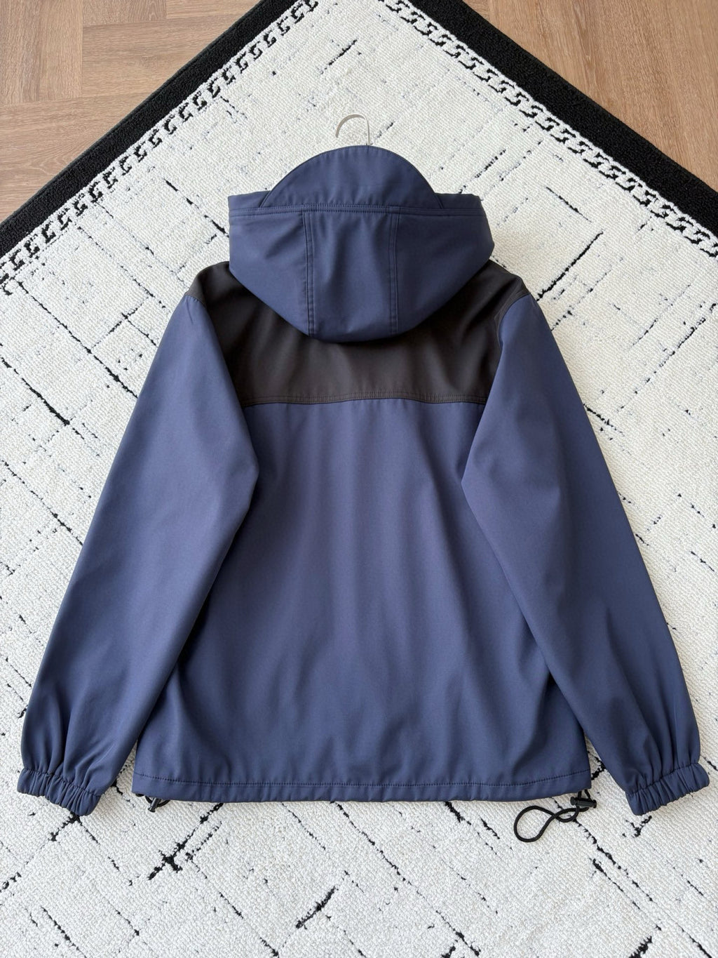 Celine Men's And Women's Spring/fall Fashion Casual Color Block Hooded Jacket With Drawstring Waist Jacket #78934