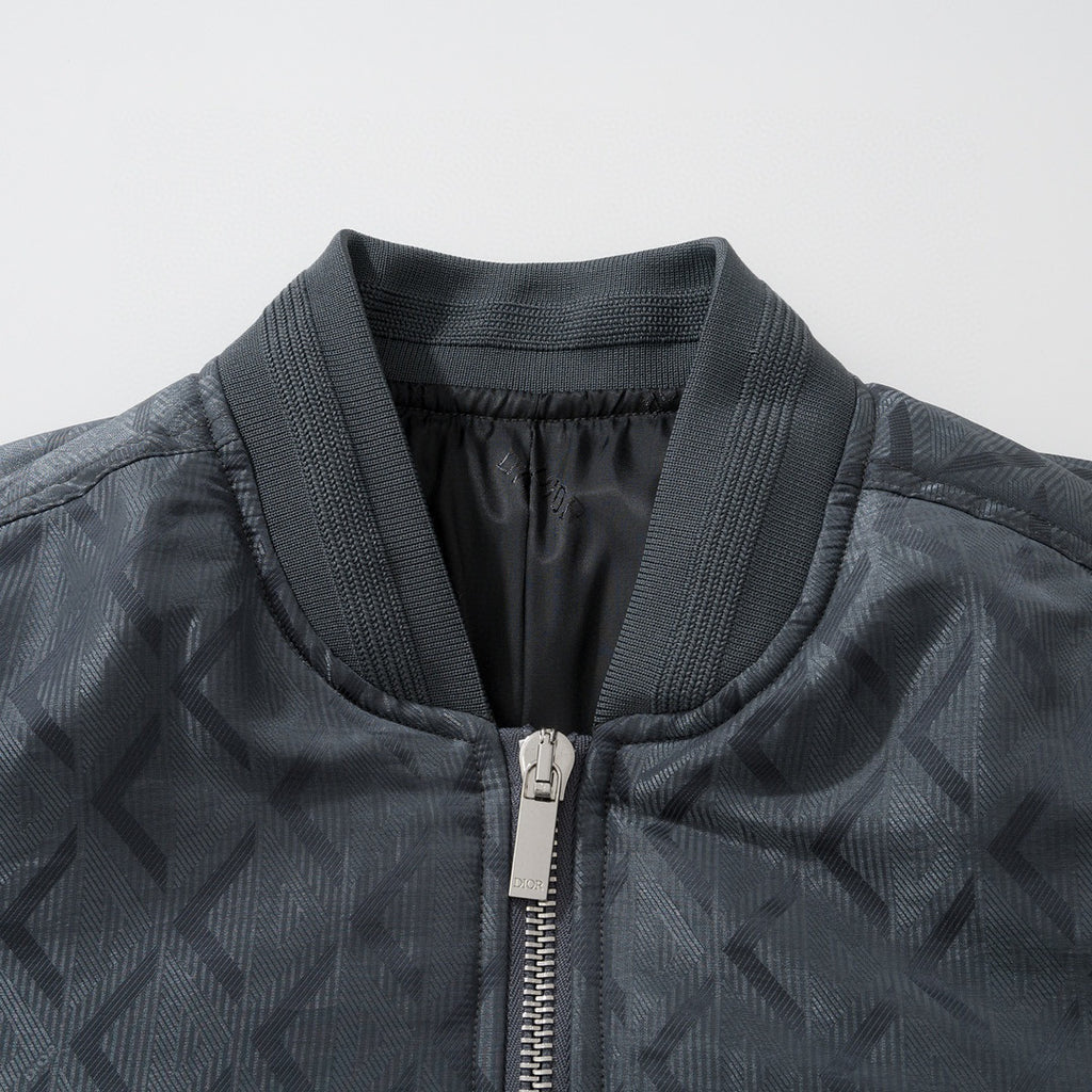 Dior Jacquard Zipper Jacket #96117