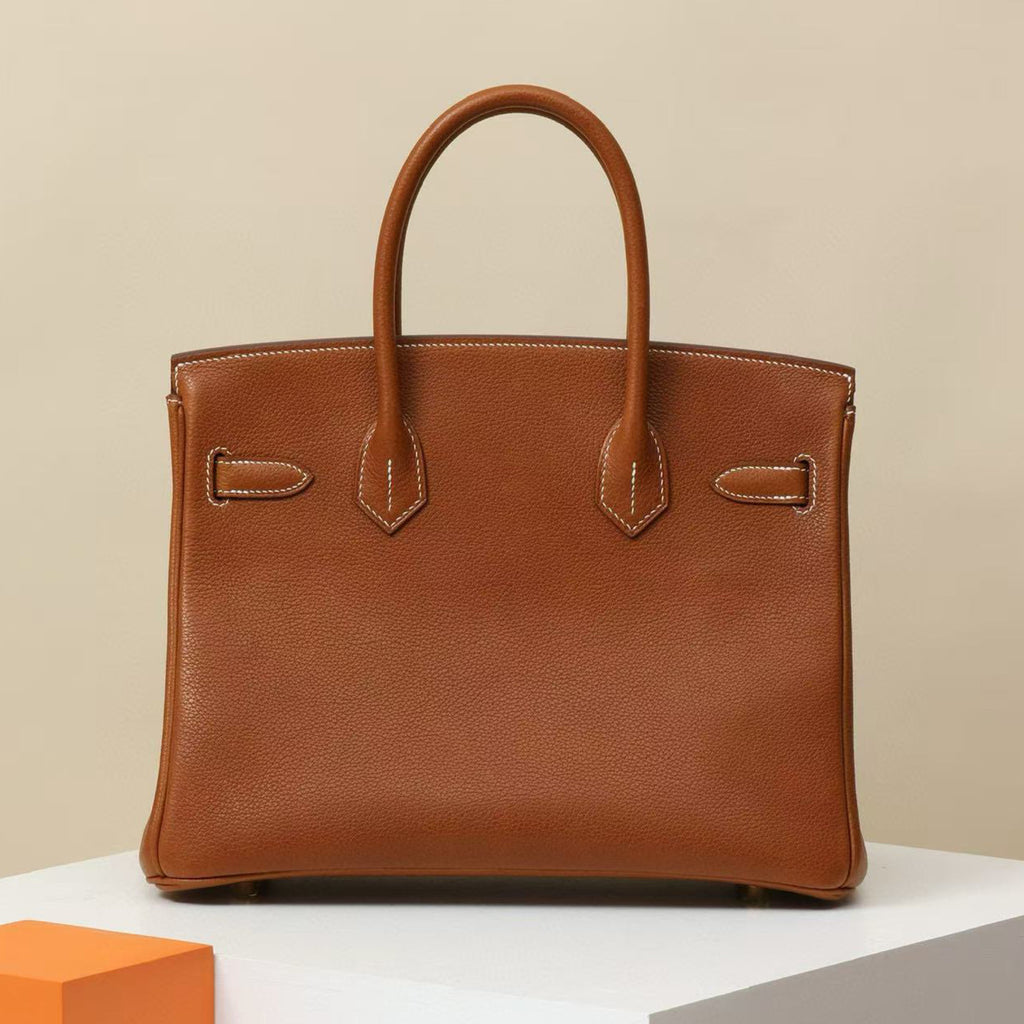 Hermes Birkin 30 Gold Buckle Solid Color Handbag Temperament  Bags Metal Buckle Kelly Bag Accessories H027633CC37 #81134