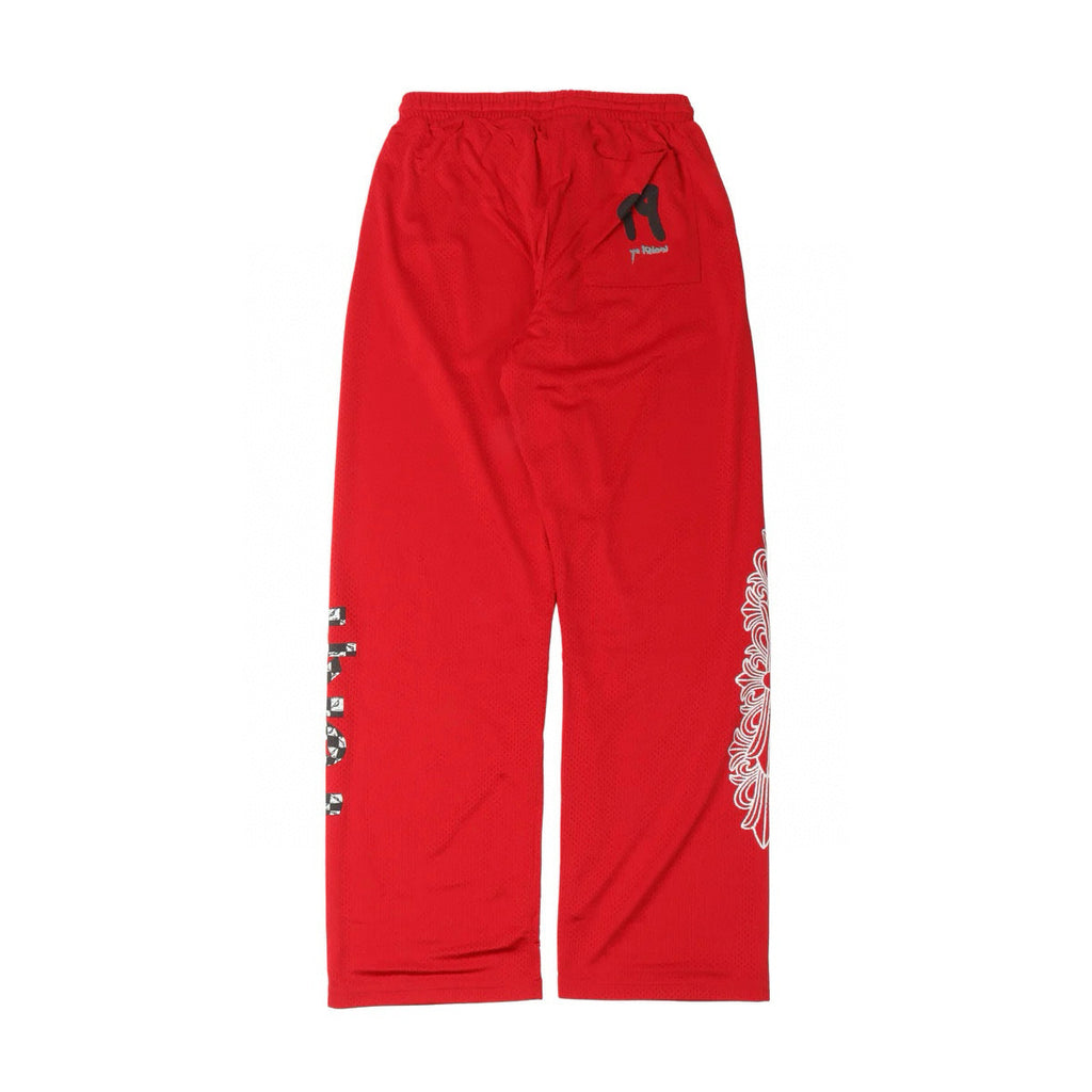 Chrome Hearts Men's Spring and Autumn Printed Stretch Drawstring Loose Fit Sweatpants Pants #98423
