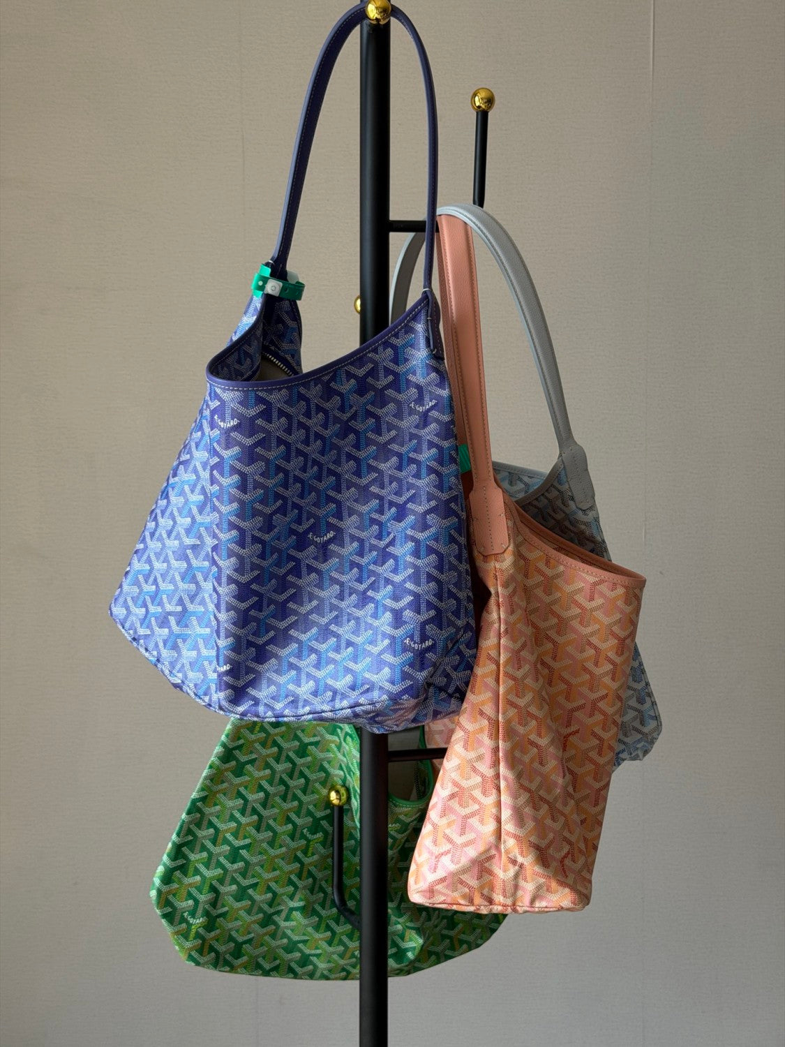 Goyard Hobo Colorful Goyardine Canvas #382504