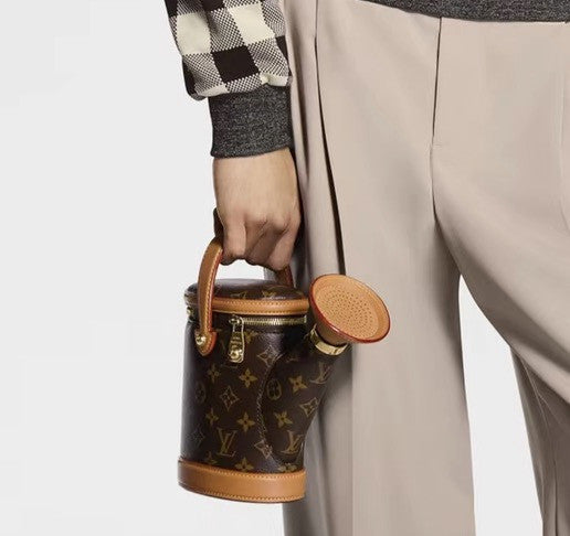 Louis Vuitton Watering Can Men's Mini Bag Monogram Canvas Bucket Bag With Adjustable Shoulder Strap Bags #196931