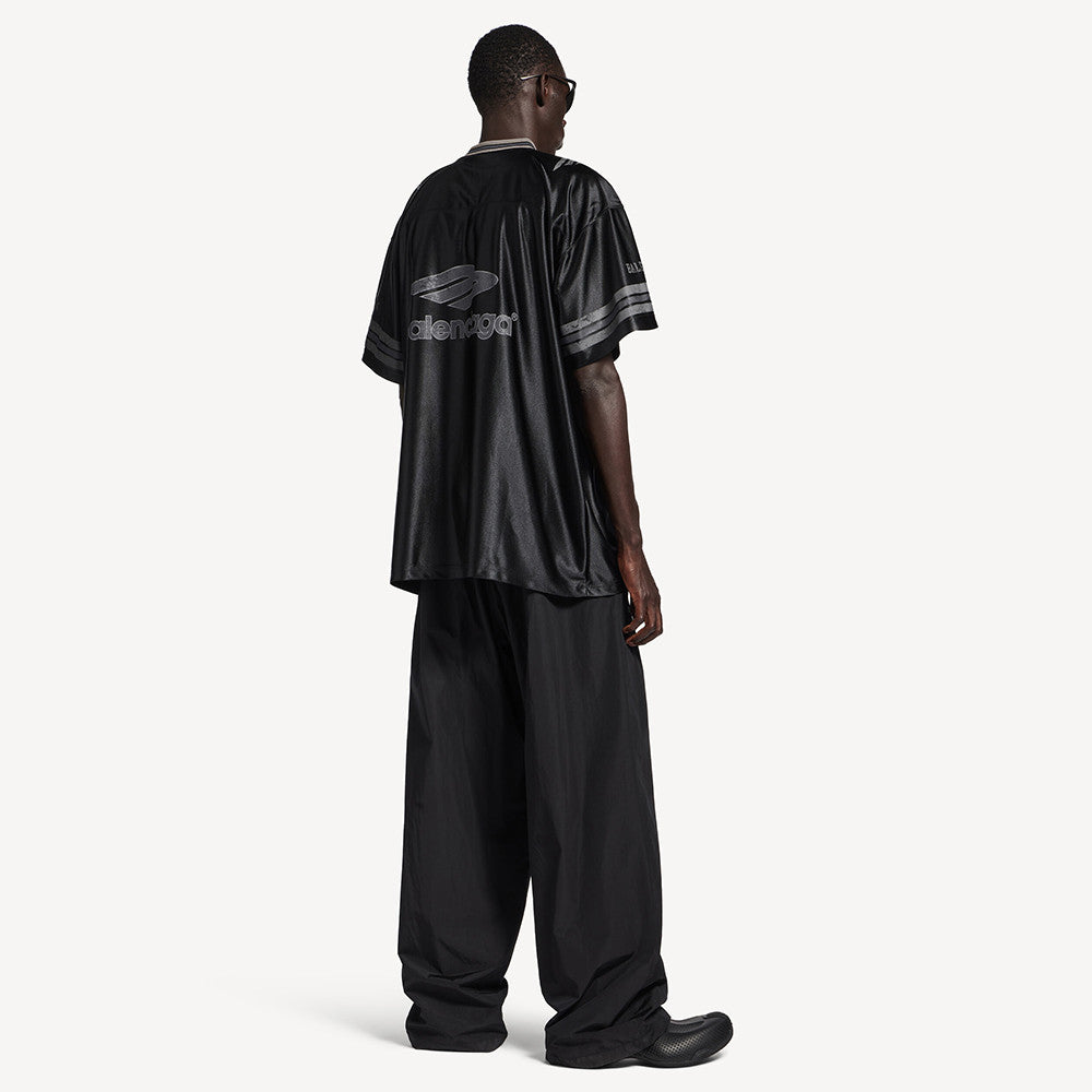 Balenciaga Men's 3b Football V-neck T-shirt Oversized #376175