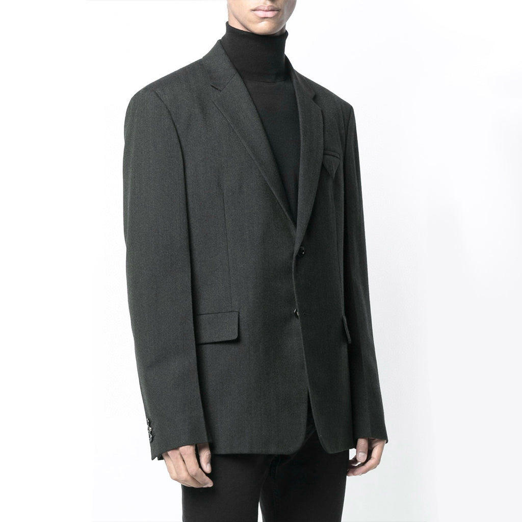 Bottega Veneta Men's Spring And Fall Solid Color Lapel Single-breasted Wool Suit Two-piece Suit Pants Suit  Ngvp #7756
