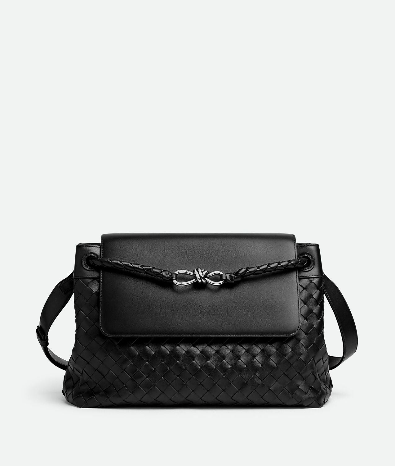 Bottega Veneta Men's Andiamo Backpack Solid Color Adjustable Removable Shoulder Strap Messenger Bag Casual Shoulder Crossbody Bag Bags #71886