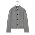 Loewe Men's Autumn And Winter Wool Work Jacket Solid Colour Pockets Loose Fit Lapel Single-breasted Fashion Casual Jacketï»? #71842