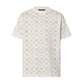 Louis Vuitton Men's Summer Logo Full Print Casual Crew Neck Cotton Short Sleeve T-Shirt #99273