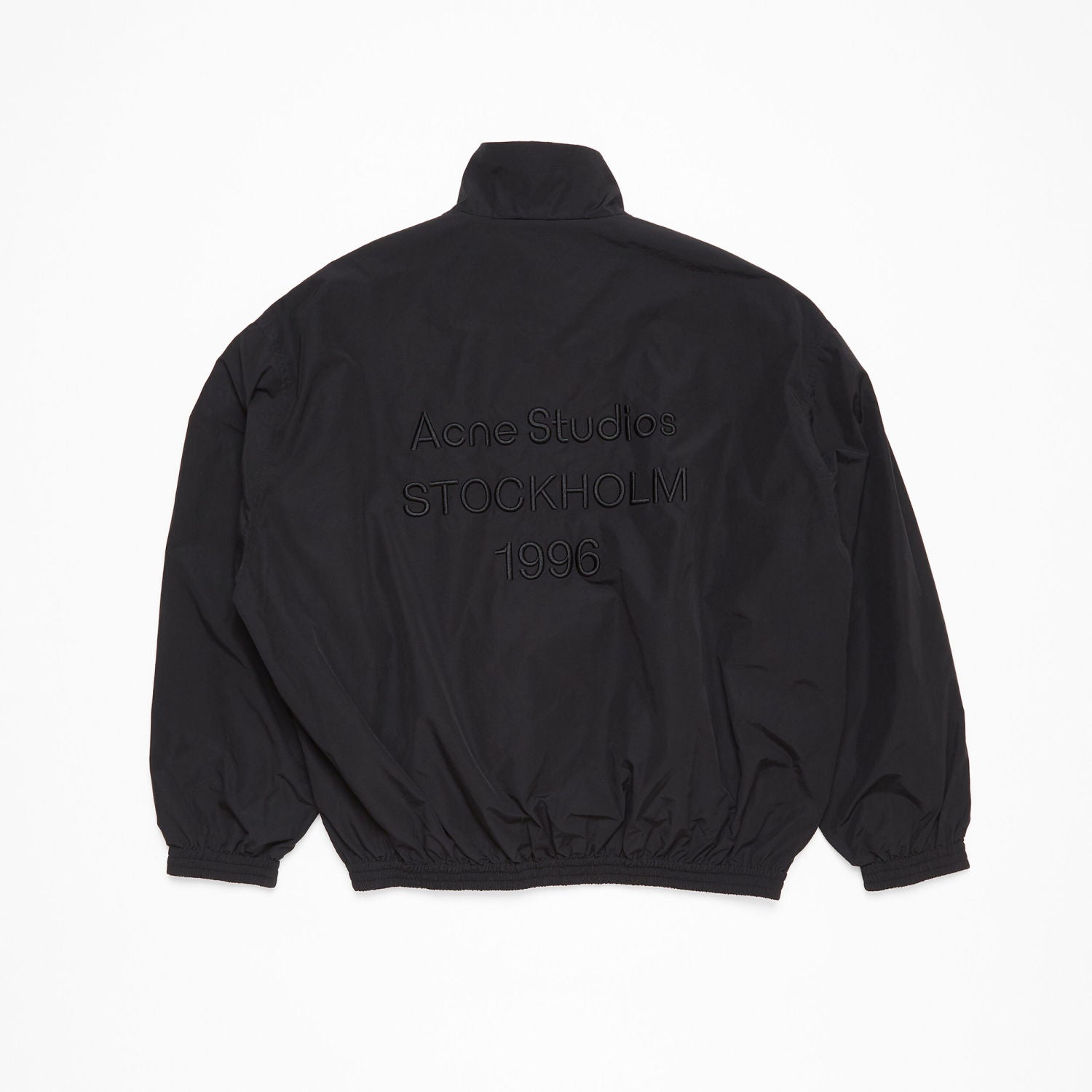 Acne Studios Men's And Women's Fashion Casual High-neck Zipper Embroidered Logo Long-sleeve Trench Coat Jacket #78512