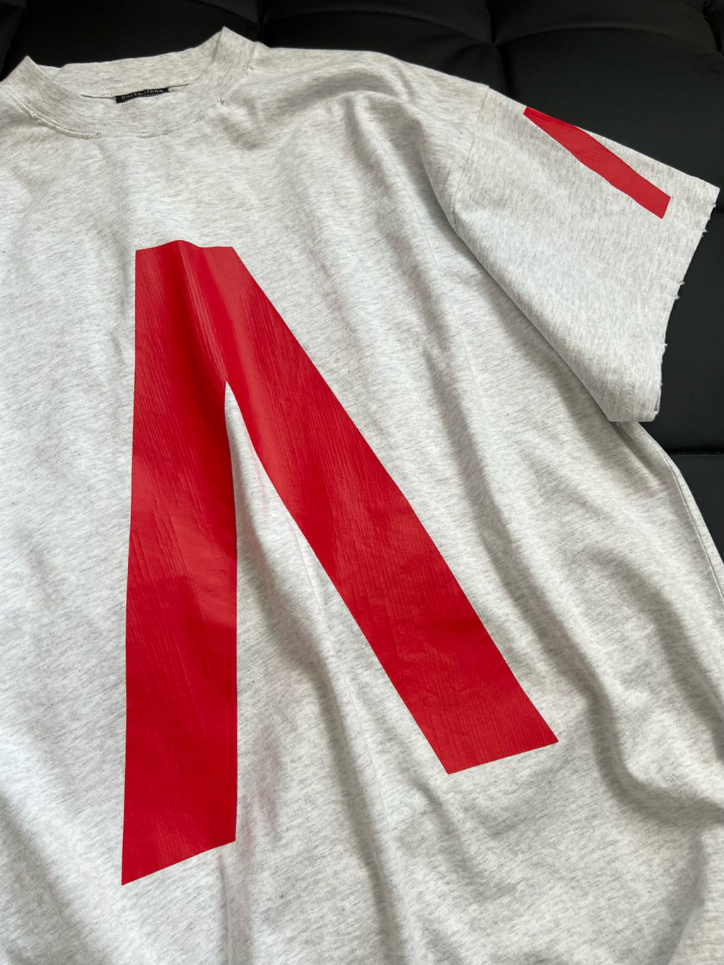 Balenciaga Music丨Archive Series Men's Summer Logo Cotton Round Neck Short Sleeve T-Shirt Top #97375