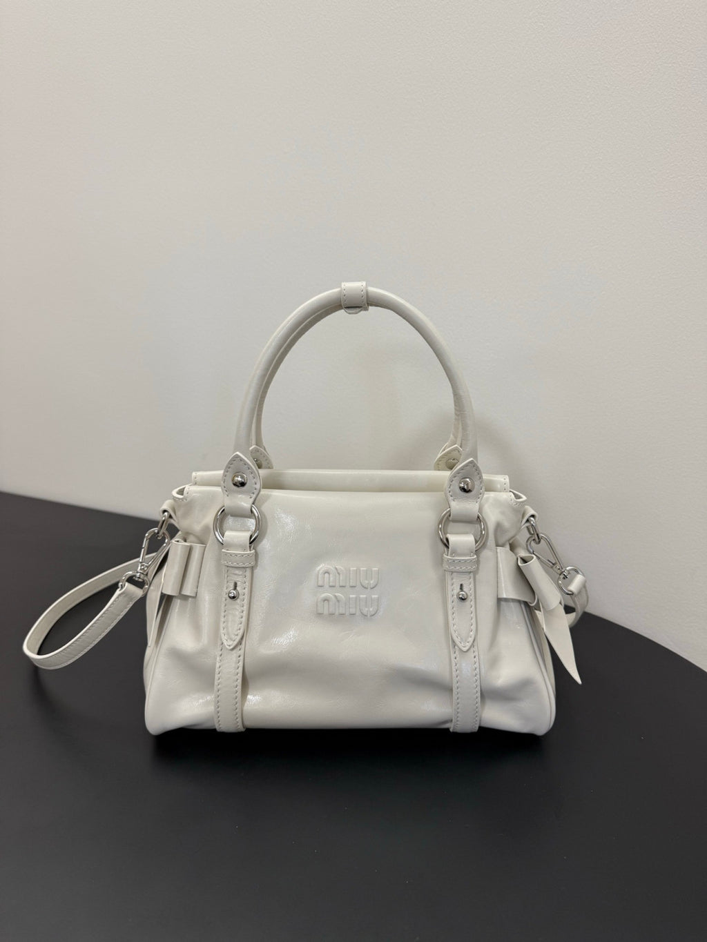 Miumiu Bow Motorcycle Bag #337185