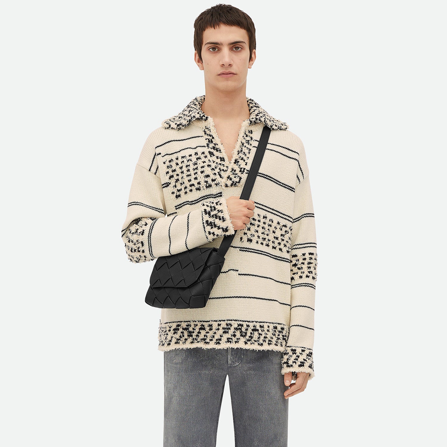 Bottega Veneta Diago Crossbody Woven Square Flap Crossbody Clutch Bag Fashion Casual Women's Bag Bags #81213