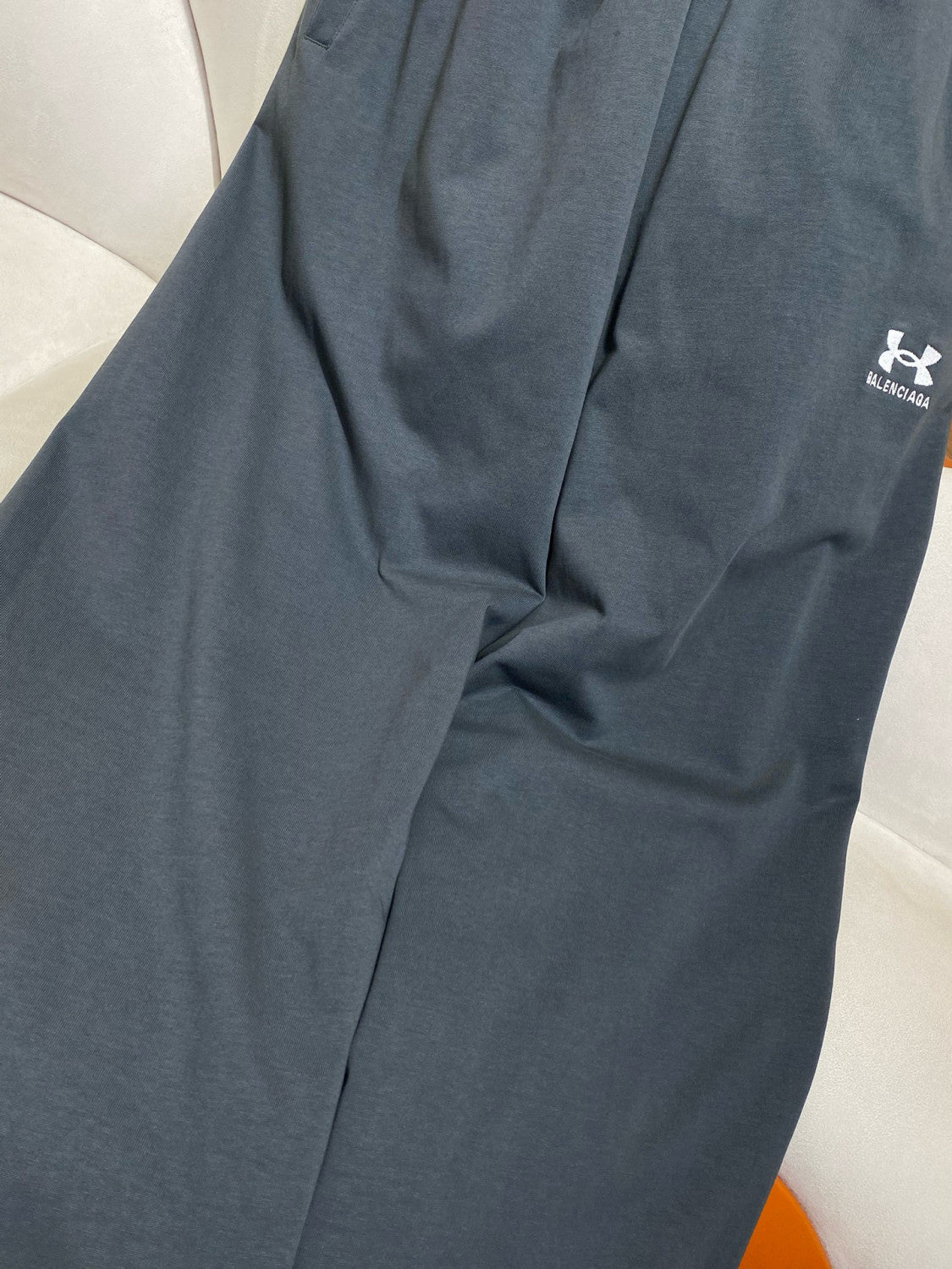 Balenciaga Men's Spring And Fall Fashion Double Sided Layered Stretch Knit Sweatpants Pants #76416