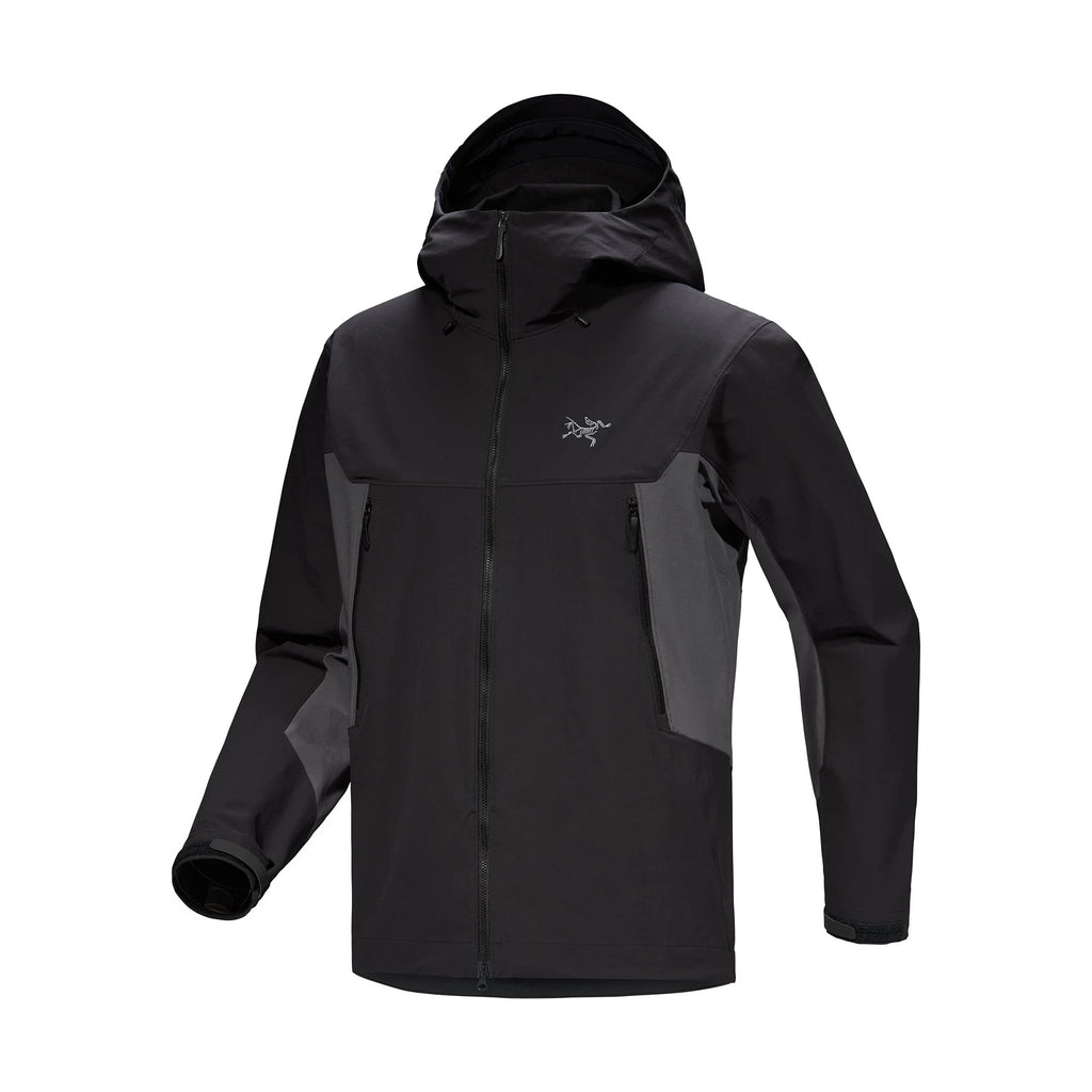 Arcteryx Serratus Hoody Men's Autumn/winter Fashion Casual Solid Color Logo Embroidery Soft Shell Fabric Hooded Zipper Jacket #78322