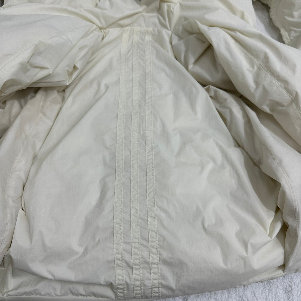 Adidas Men's and Women's Spring and Autumn Solid Color Quilted Logo Drawstring Zipper Down Vests Jacket #73672