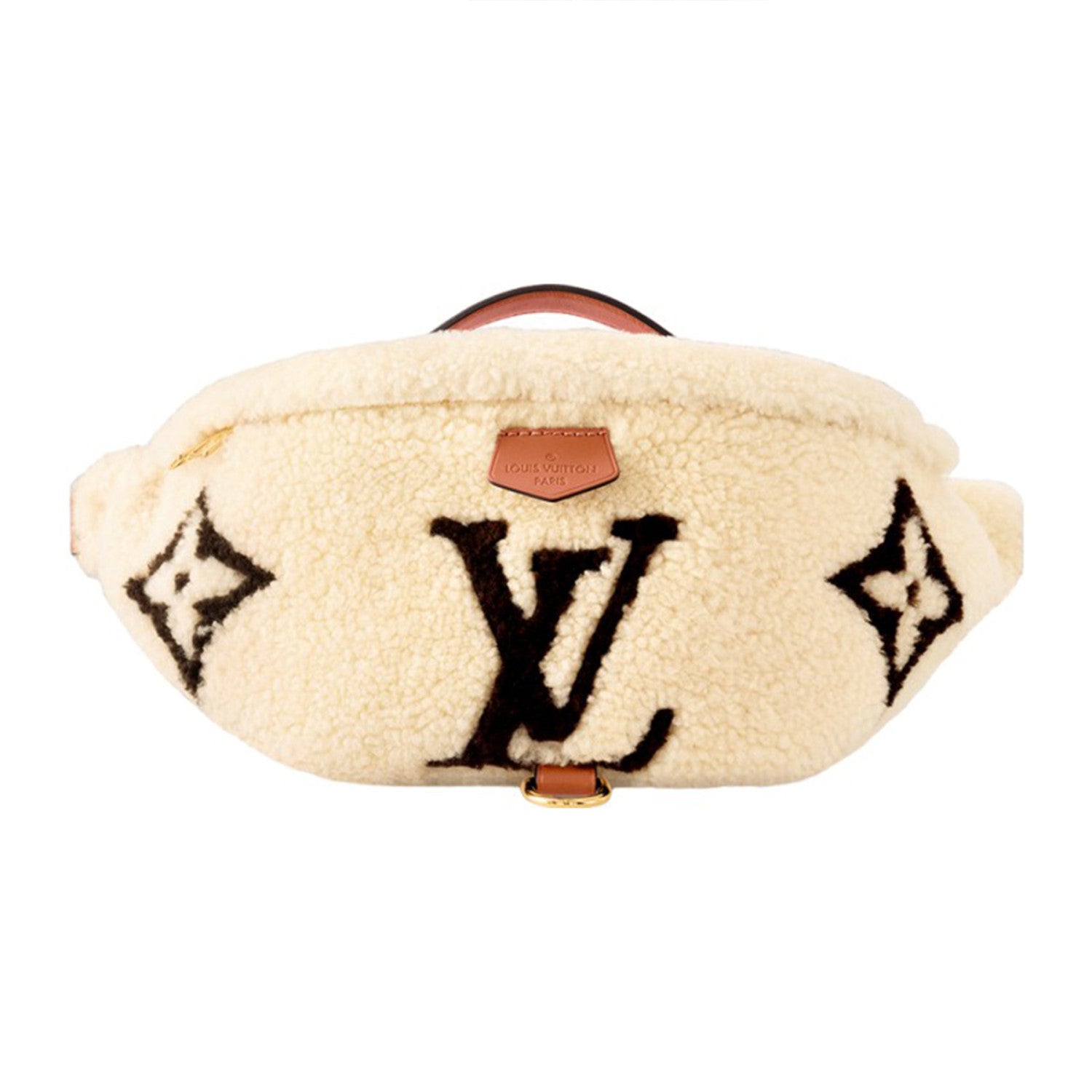 Louis Vuitton Women's Marsupio Teddy Waist Bag Crossbody Monogram Double-zip New Fashion Handbag Bags M11799 #82132A