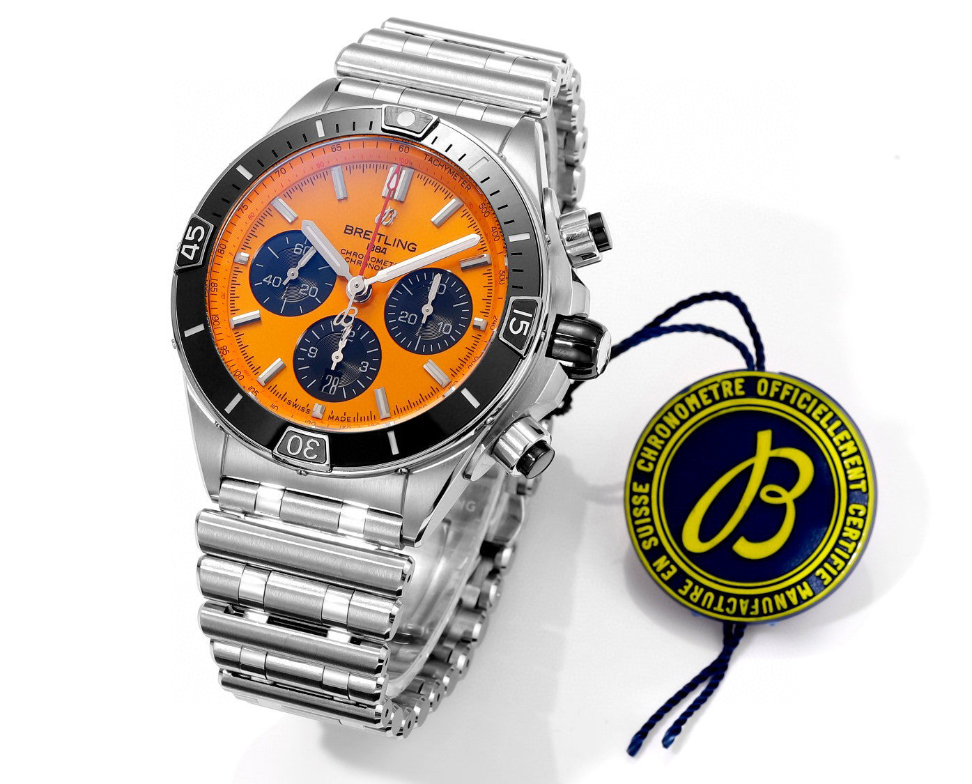 Breitling Mechanical Watches With Steel Bracelet Watch #96674