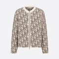 Dior Men's And Women's Spring/Summer Fashion Casual Round Neck Wool Knit Oblique Print Zipper Sweater #78325