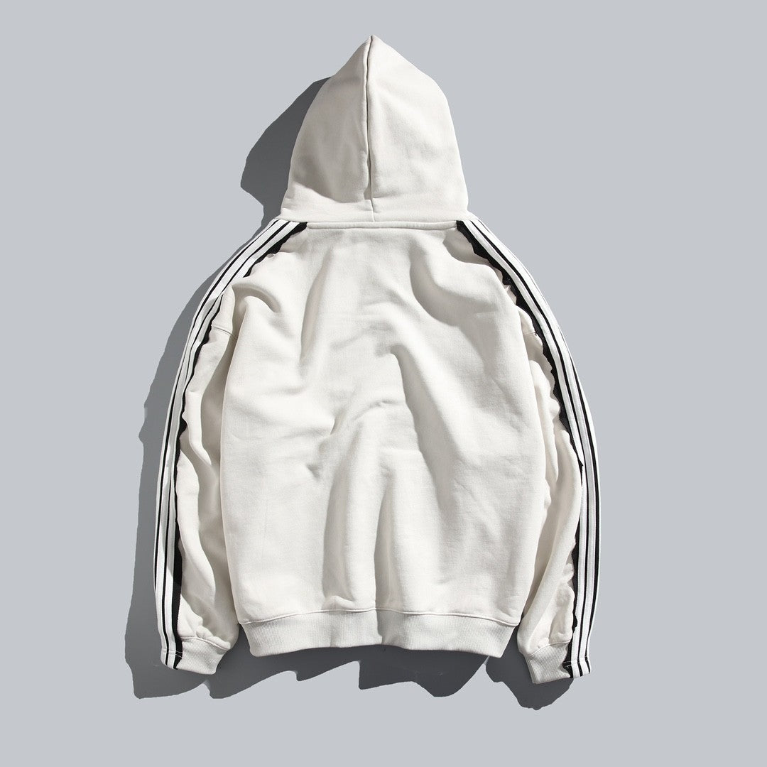 Balenciaga Men's And Women's Spring/Fall Fashion Casual Solid Color Letter Print Hooded Zipper and Hooded Pullover Long Sleeve Sweatshirt Jacket #78935