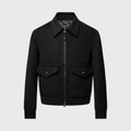 Louis Vuitton Men's Fall/Winter Fashion Casual Solid Color Lapel Zipper Double Faced Waist Tuck Wool Jacket #78932