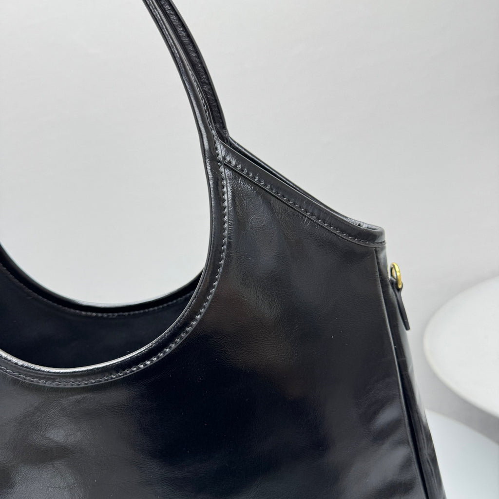 MiuMiu Black Ivy Leather Bag #336426