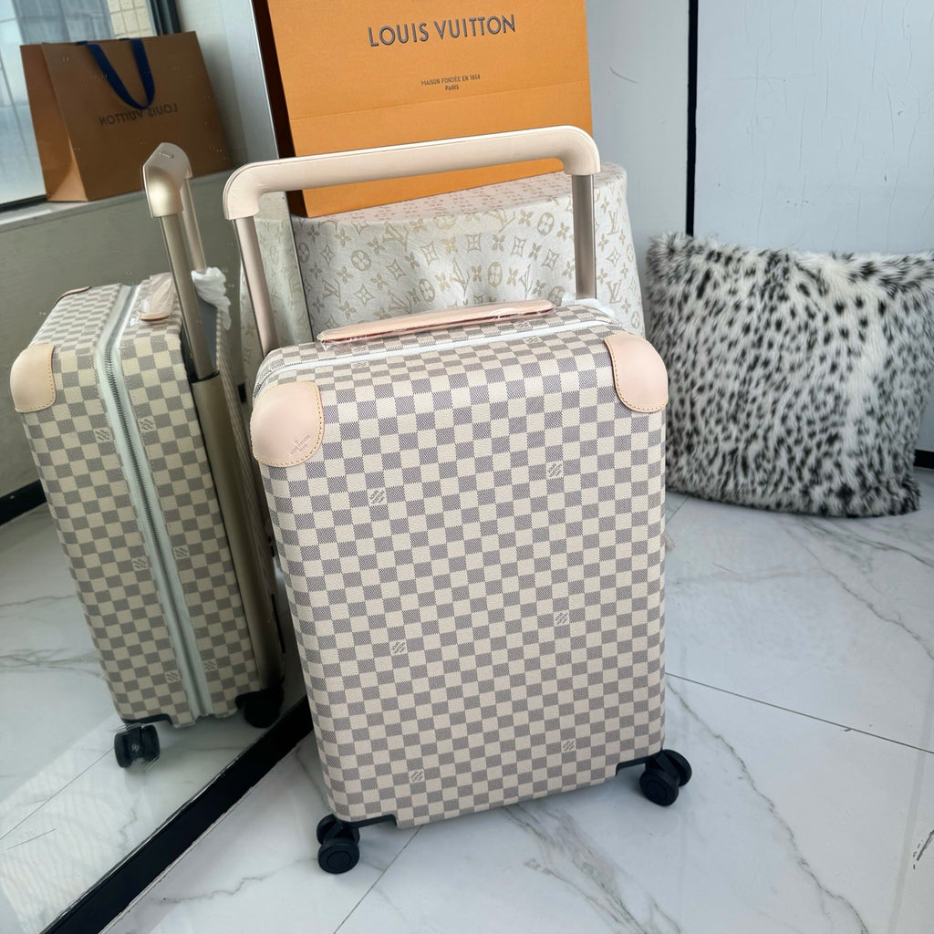 Louis Vuitton Horizon 55 Damier Azur Canvas Travel Bags and Rolling Luggage Fashion Luggage Box Bag Bags N40910 #84359A
