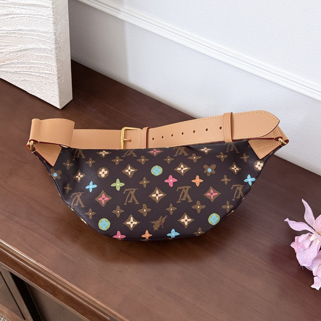 Louis Vuitton Bumbag Chocolate Craggy Monogram #337172