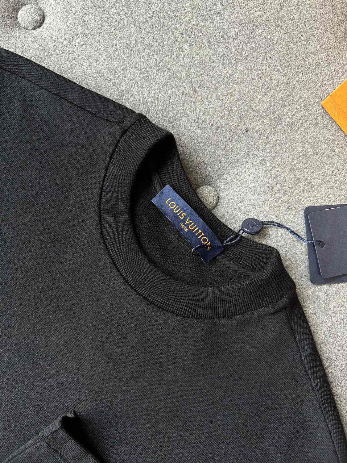 Louis Vuitton Cotton Pocket Short Sleeve T-Shirt #96181