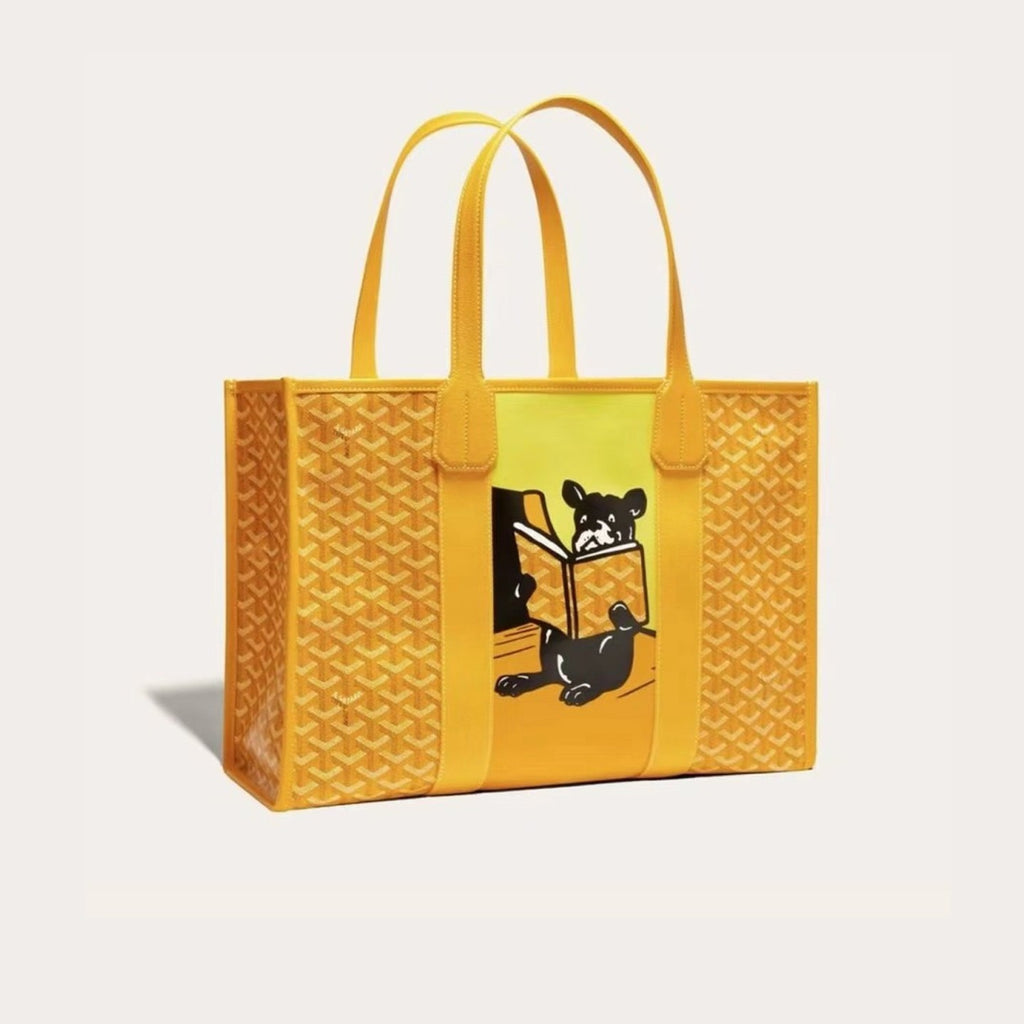 Goyard Handbag Shopping Bags Graffiti Villette Tote Bag # 195373