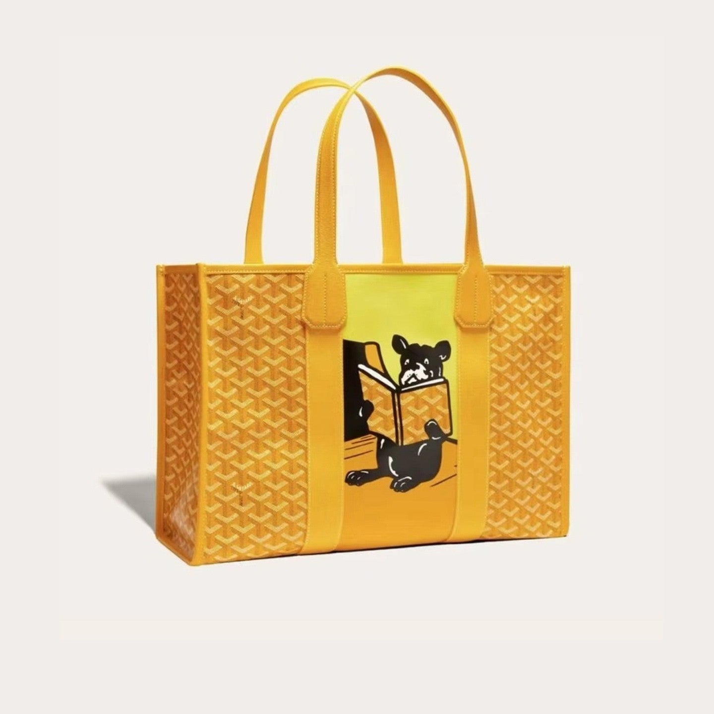 Goyard Handbag Shopping Bags Graffiti Villette Tote Bag # 195373