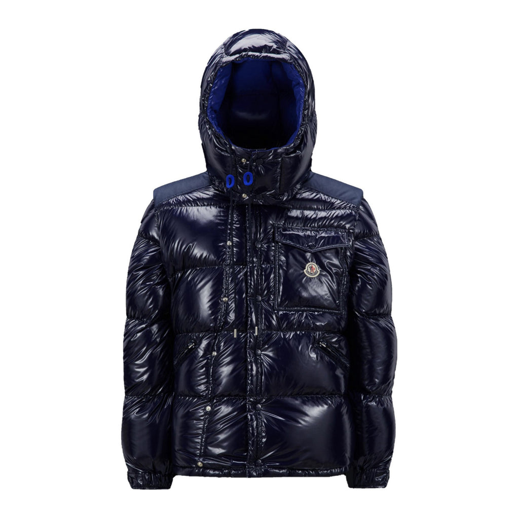 Moncler Men's Autumn and Winter Solid Color Adjustable Hood Removable Ichabod Puffer Down Jacket #73895
