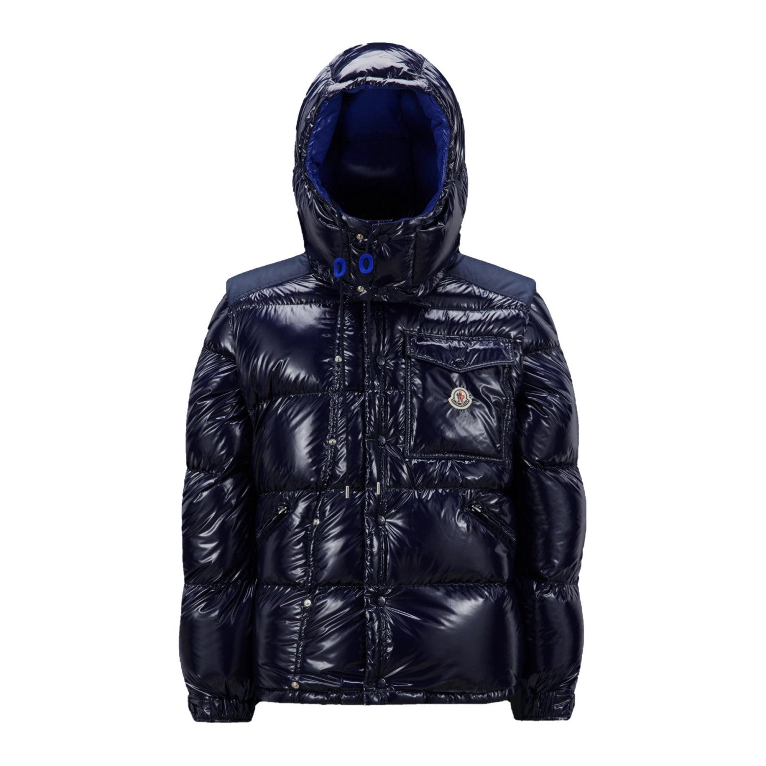 Moncler Men's Autumn and Winter Solid Color Adjustable Hood Removable Ichabod Puffer Down Jacket #73895