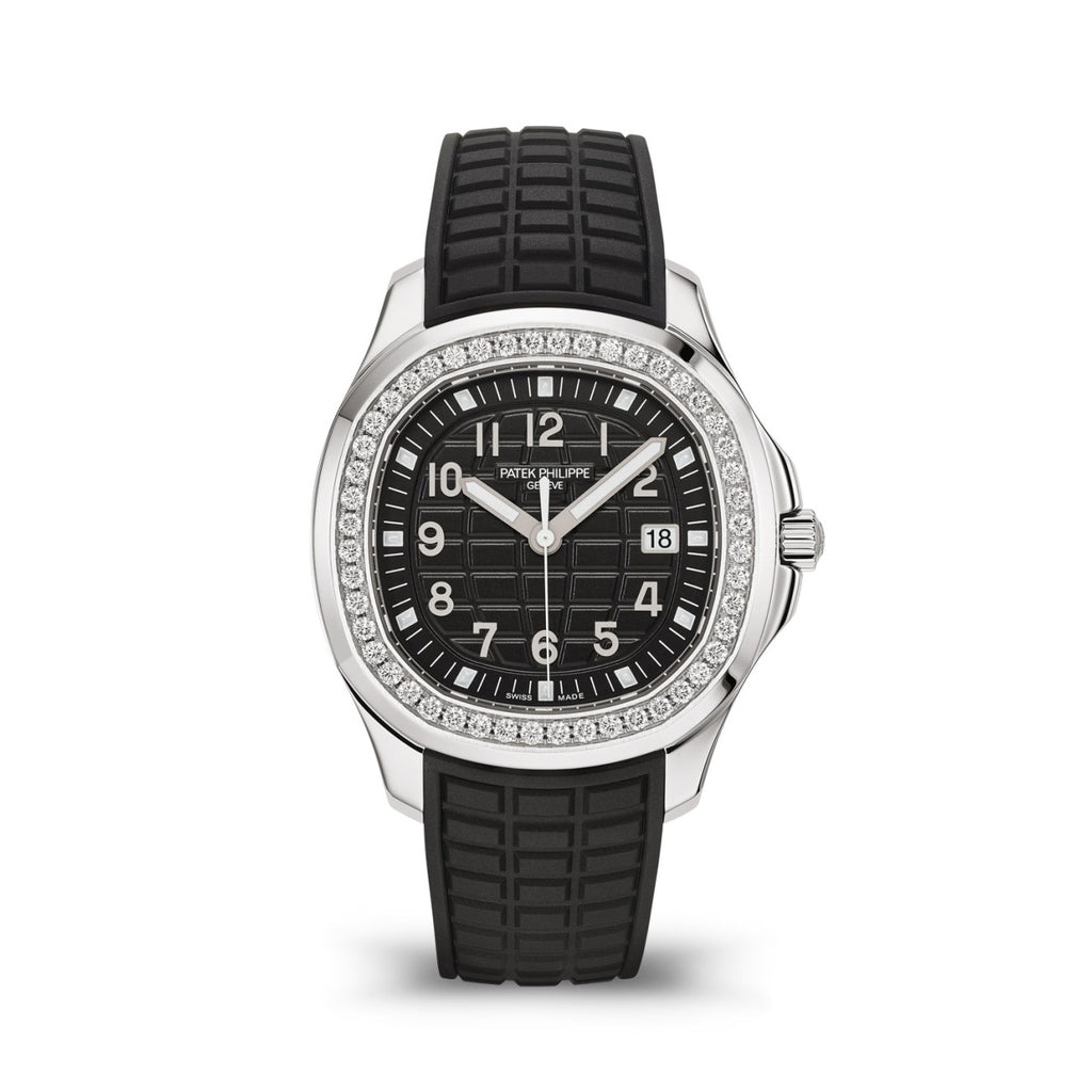 Patek Philippe Women's Quartz 100M Water Resistant Solid Color Dial Rubber Strap Watch #75754