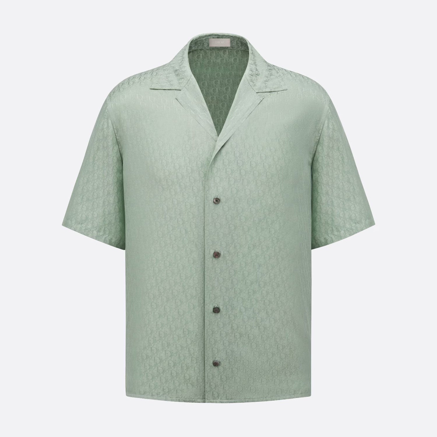 Dior Men's Summer Solid Color Letter Printed V-Neck Single Breasted Short Sleeve Shirt Elastic Waist Shorts Pants Set Suit #99769