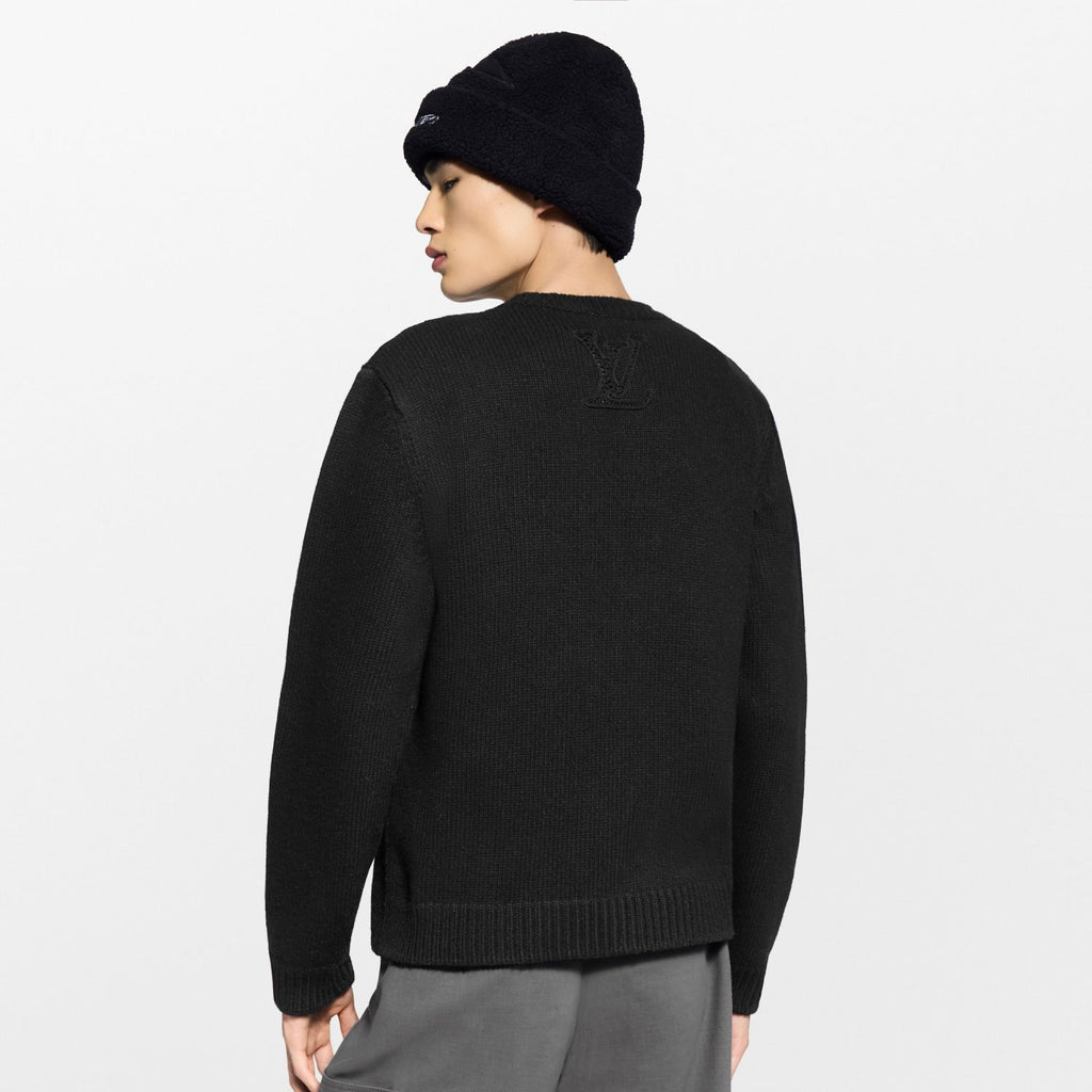 Louis Vuitton Men's Embellished Knitted Crewneck 1AJBWY #334453