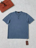 Loro Piana Top-quality Version Men's T-Shirt Cotton#375406