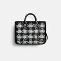 Chanel Small Tote Tweed Shearling Lambskin #376286