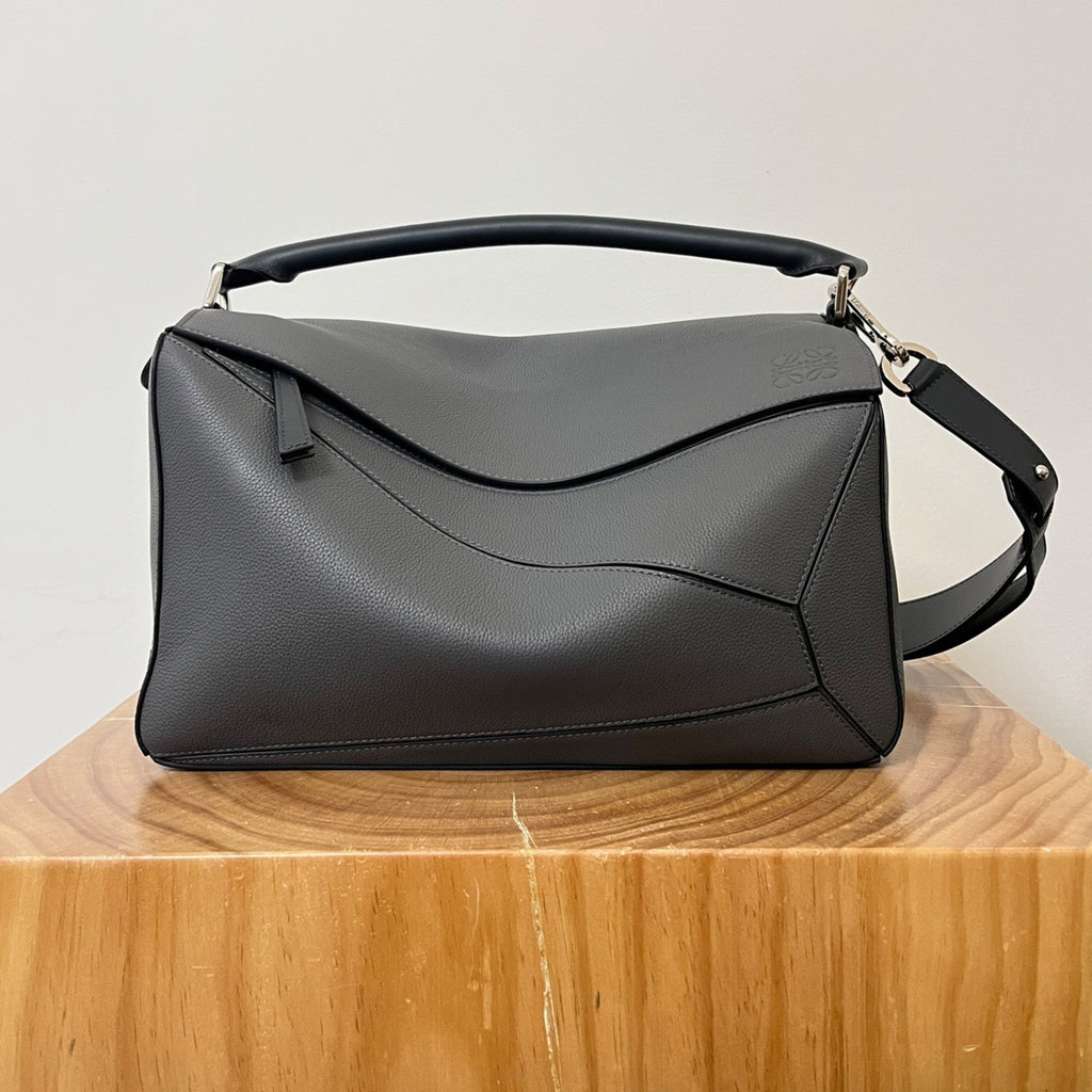 Loewe Large Classic Puzzle Cowhide Handbags Men Women Fashion Geometric Casual Temperament Commuter Crossbody Bag Bags B510P00X05 #71934