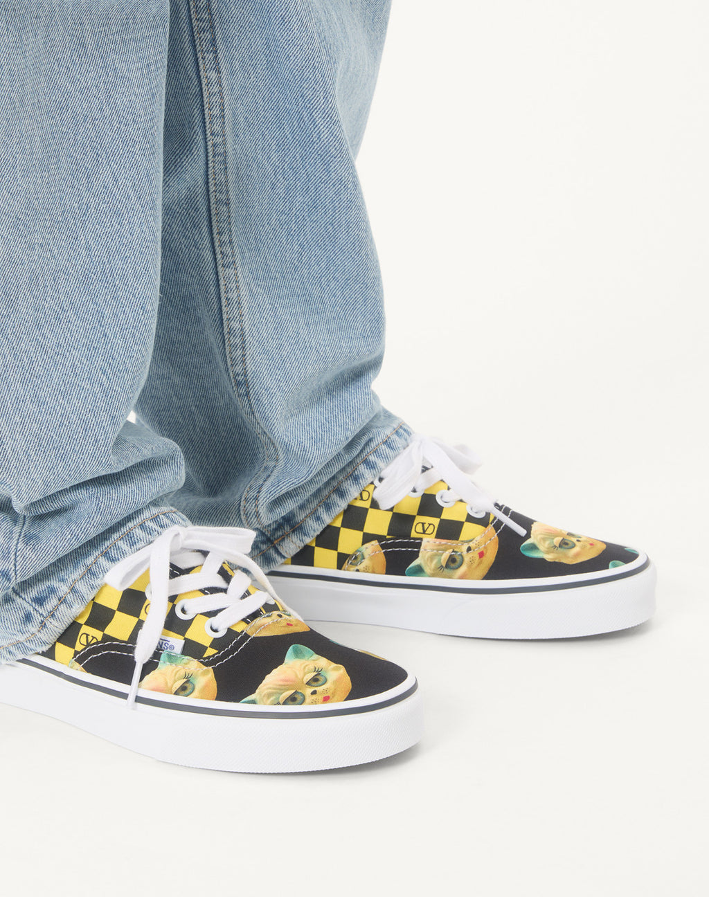 Valentino X VANS Joint Women's and Men's Sneakers Printed Style #333072