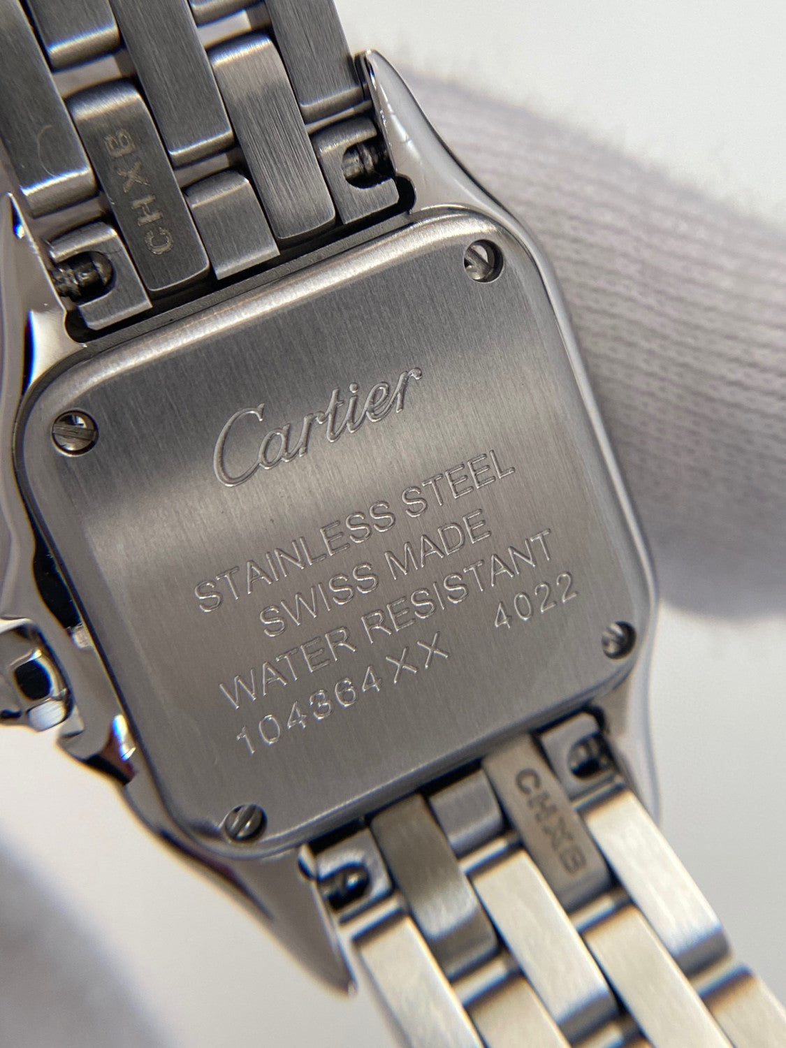 Cartier Cheetah Collection Silver Fashion Small Square Watch #96317