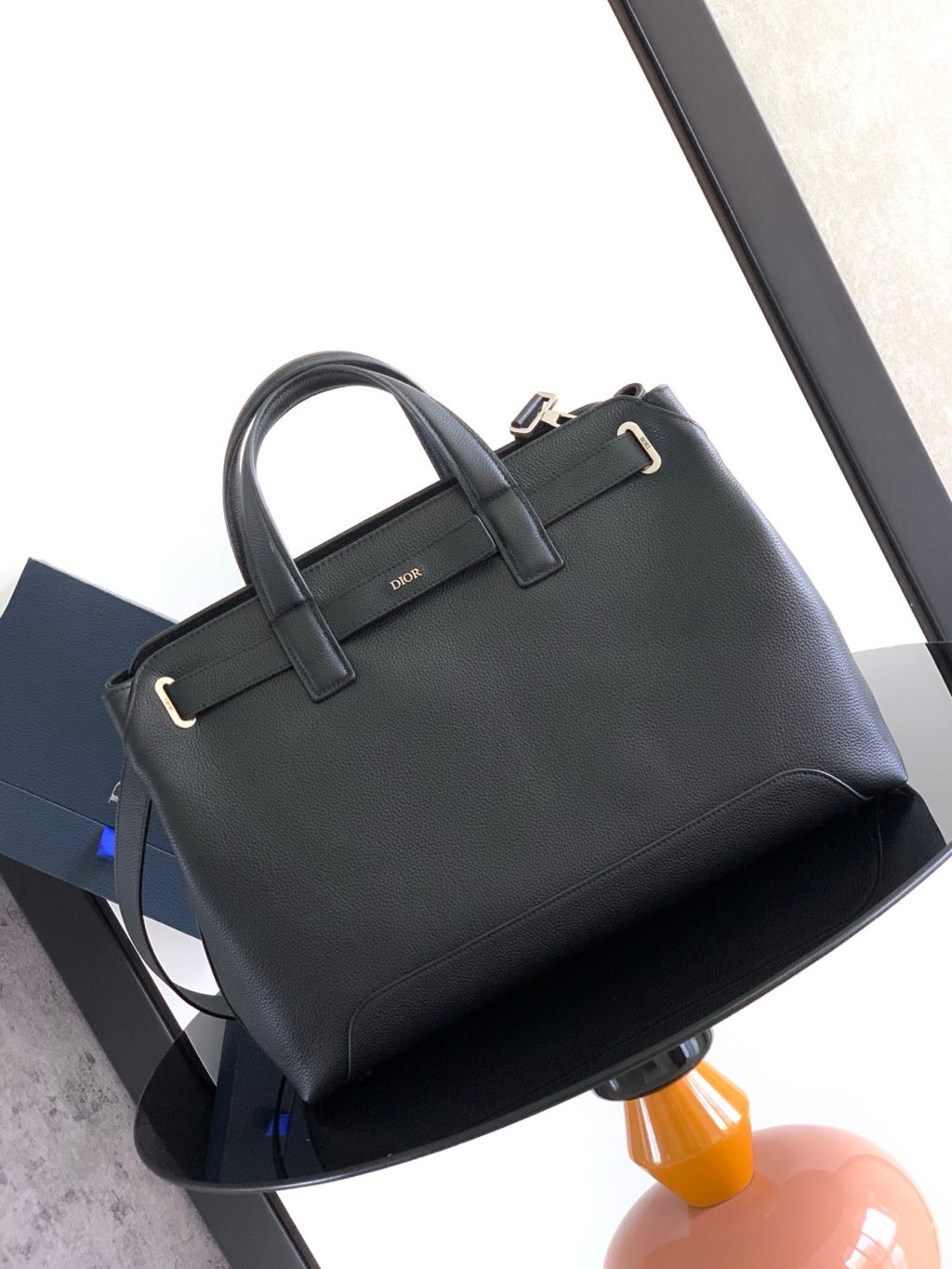Dior Medium Normandie Handbag Men's And Women's Fashion Luxury Cowhide Crossbody Bag Solid Color Elegant Clutch Bags 1LLSH260KEN_H720 #81394