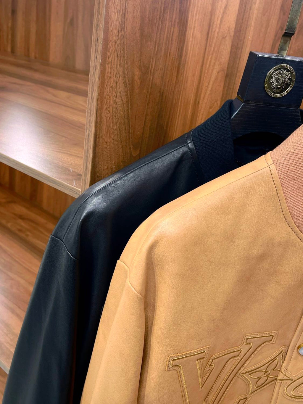 Louis Vuitton Men's Spring And Autumn Solid Color Logo Jacquard Single Breasted Casual Long Sleeved Jacket #73228