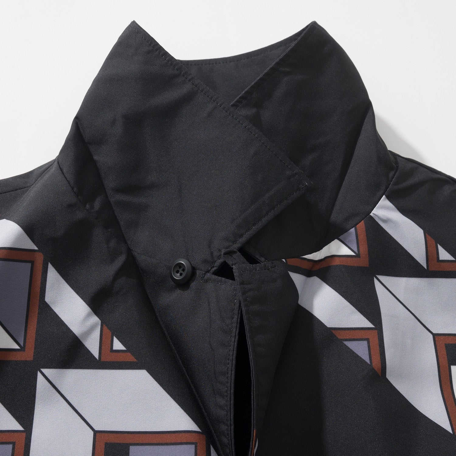 PRADA Black steel Timecapsule Printed Cotton Shirt #377112