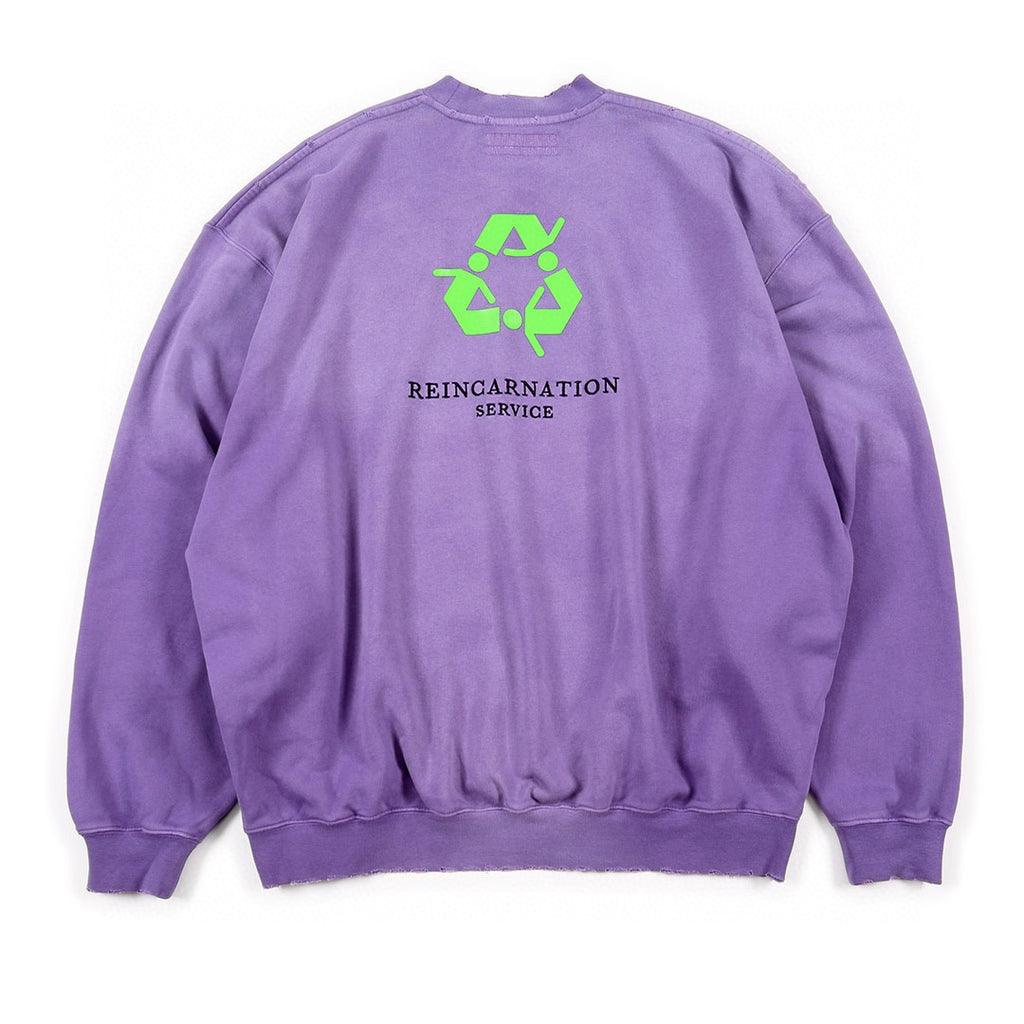 Vetements Letter Print Pullover Sweatshirt Ngvp #6725
