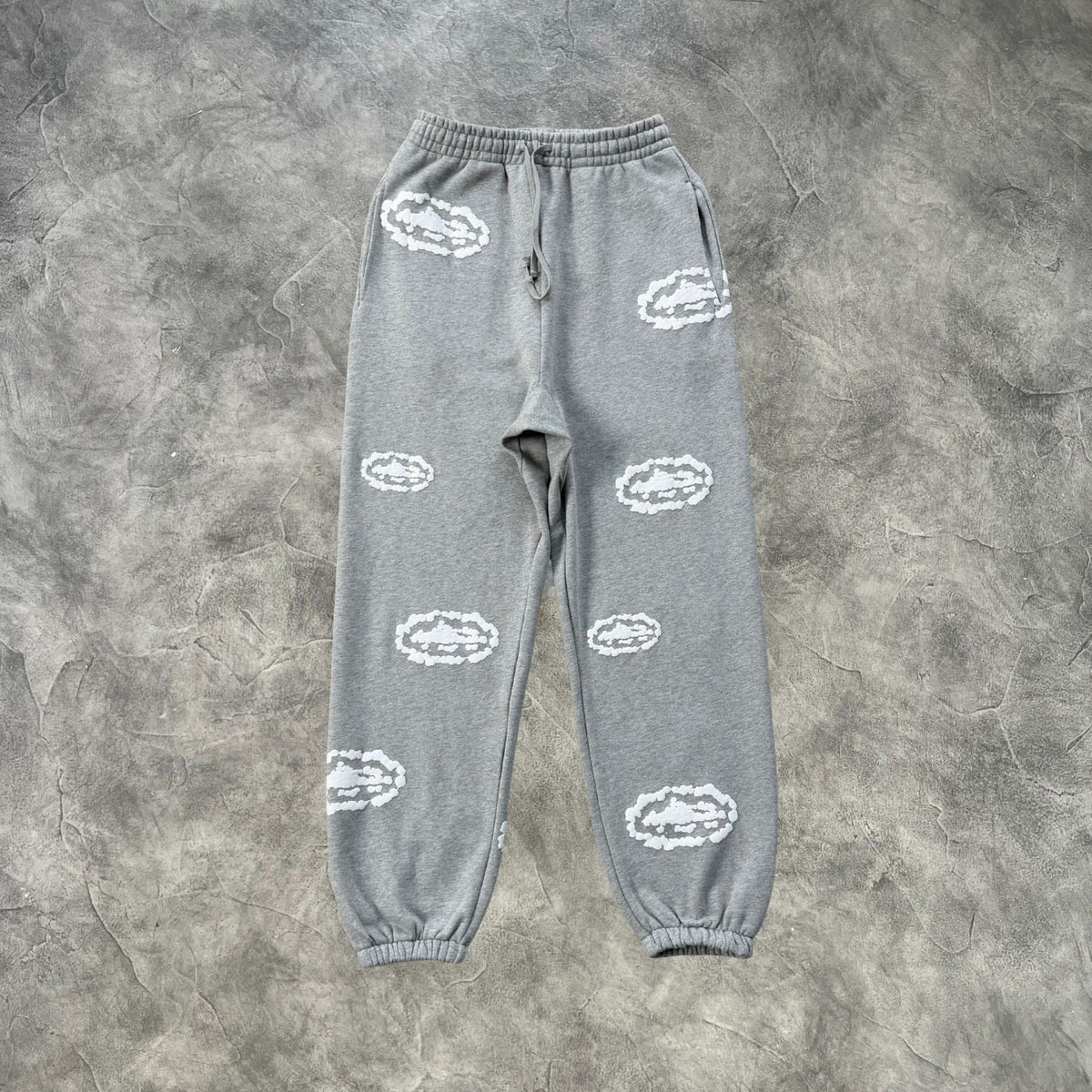 Corteiz Clouds Zip-Up Tracksuit Grey