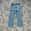 Corteiz Dual stripe Baggy Jeans Blue