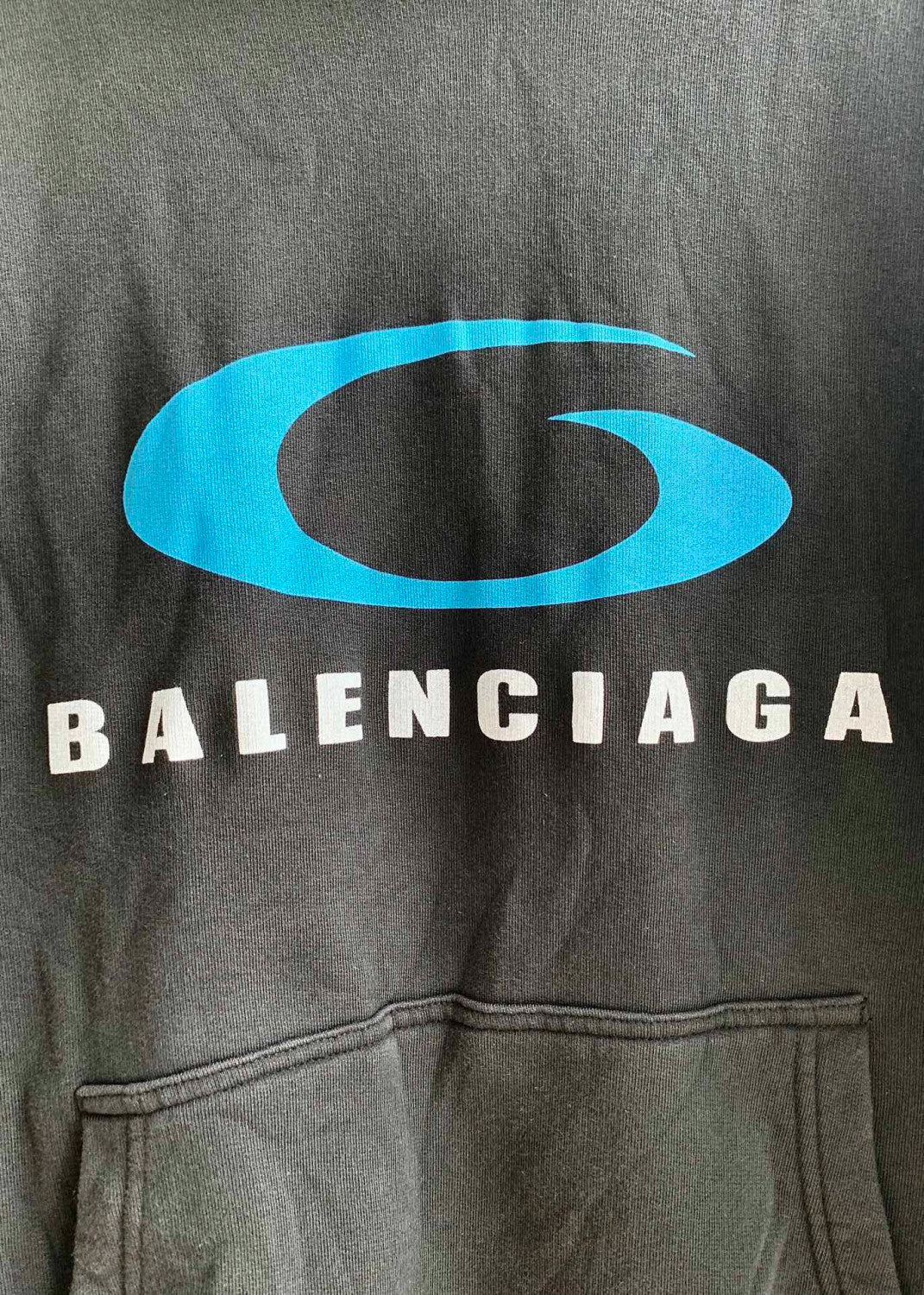 Balenciaga Men's Loop Sports Icon Hoodie Medium Fit in Black #335764