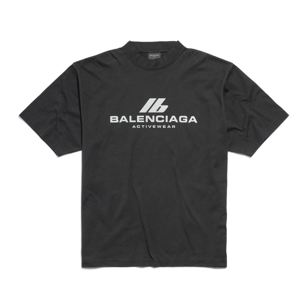 Balenciaga Men's and Women's Summer Solid Color Letter Printed Round Neck Cotton Short Sleeve T-Shirt #99688
