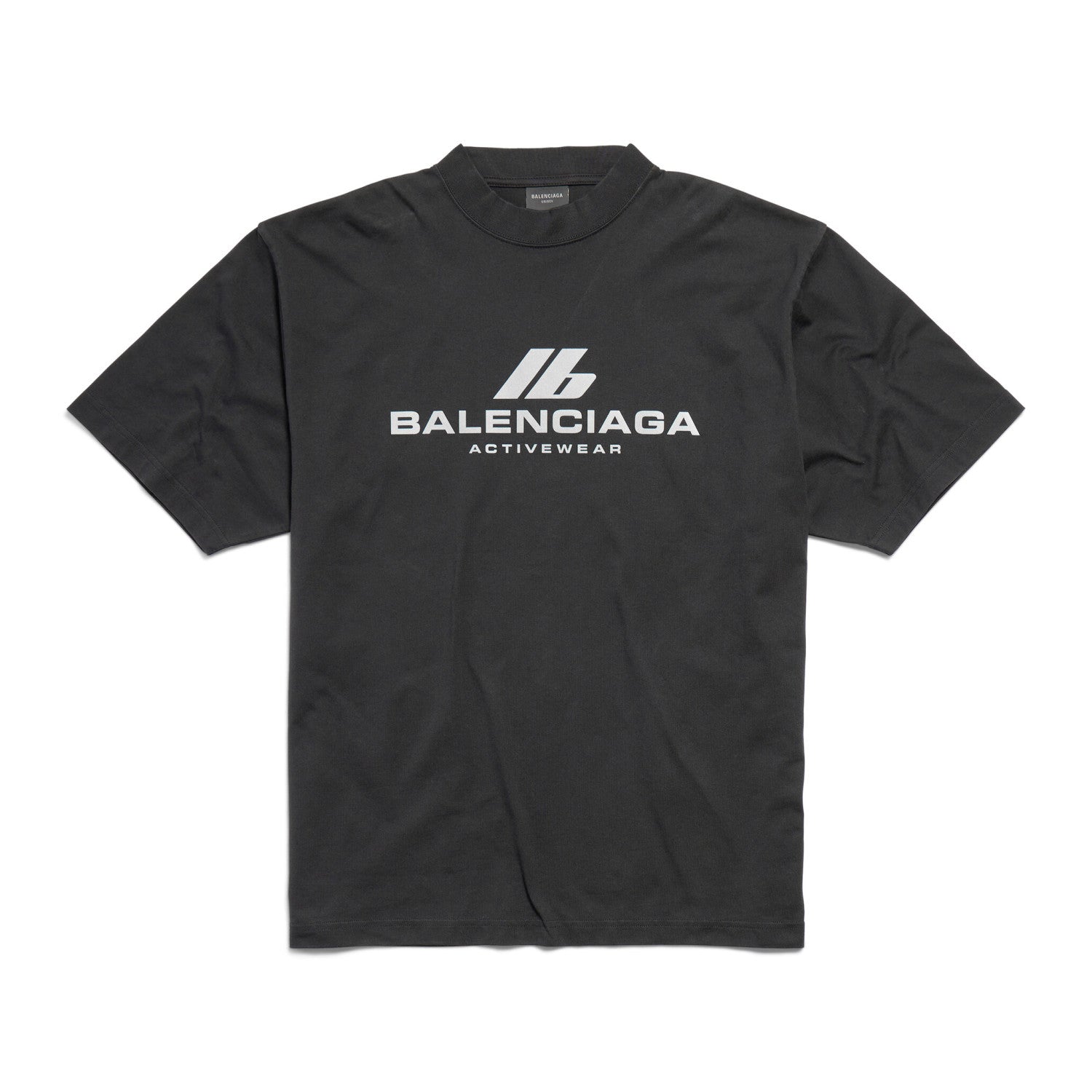 Balenciaga Men's and Women's Summer Solid Color Letter Printed Round Neck Cotton Short Sleeve T-Shirt #99688