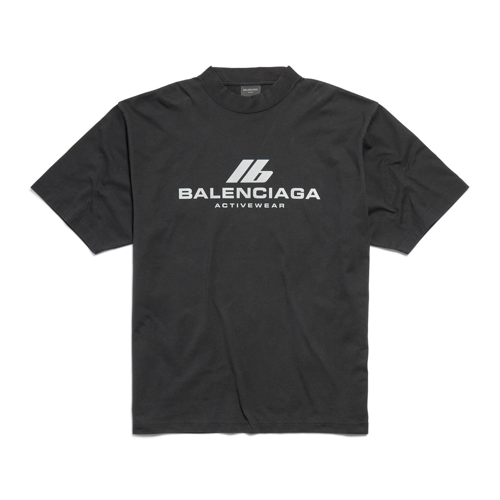 Balenciaga Men's and Women's Summer Solid Color Letter Printed Round Neck Cotton Short Sleeve T-Shirt #99688