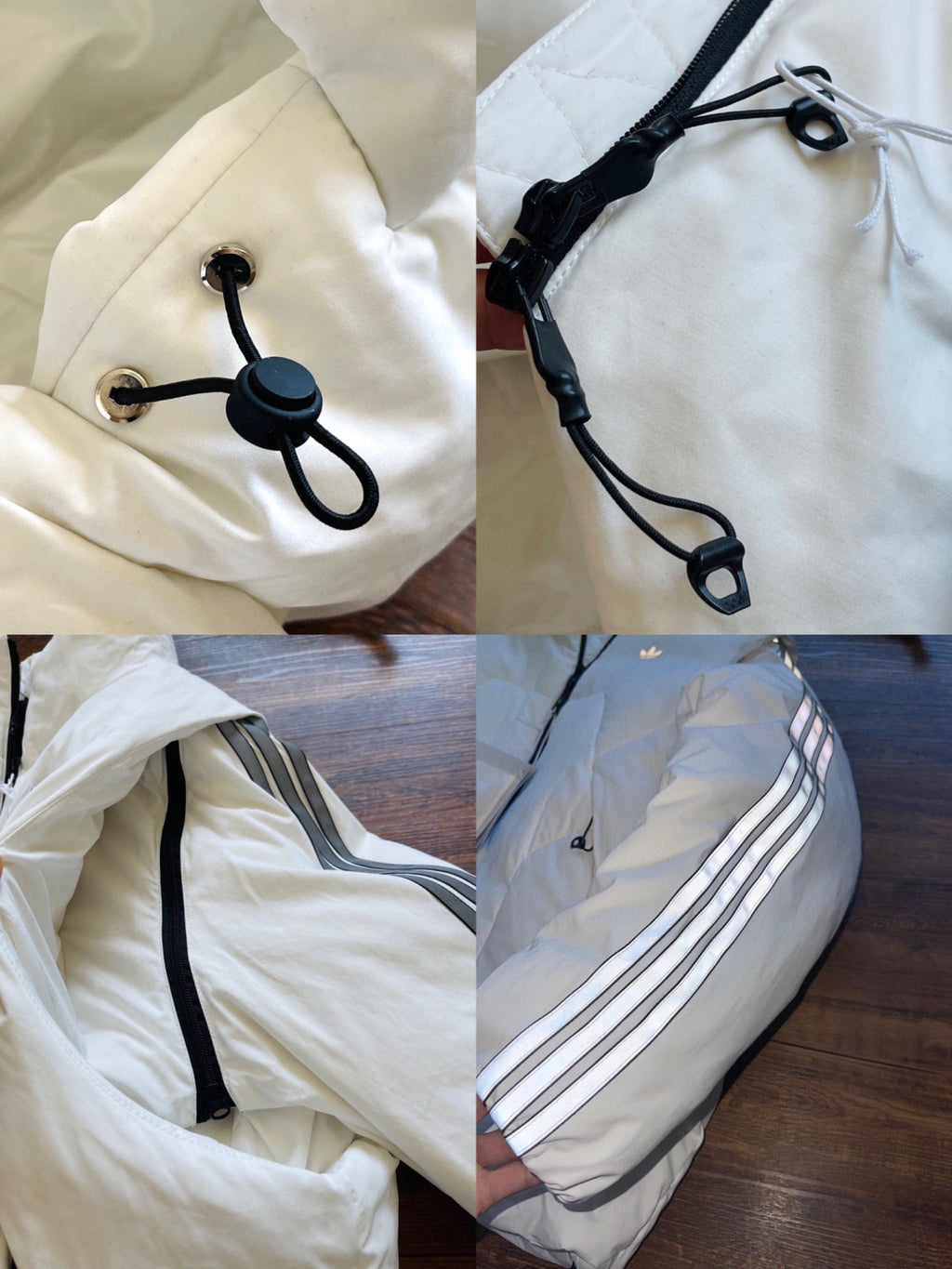 Adidas Originals x HAMCUS Hooded Long Sleeved Down Jacket #21976